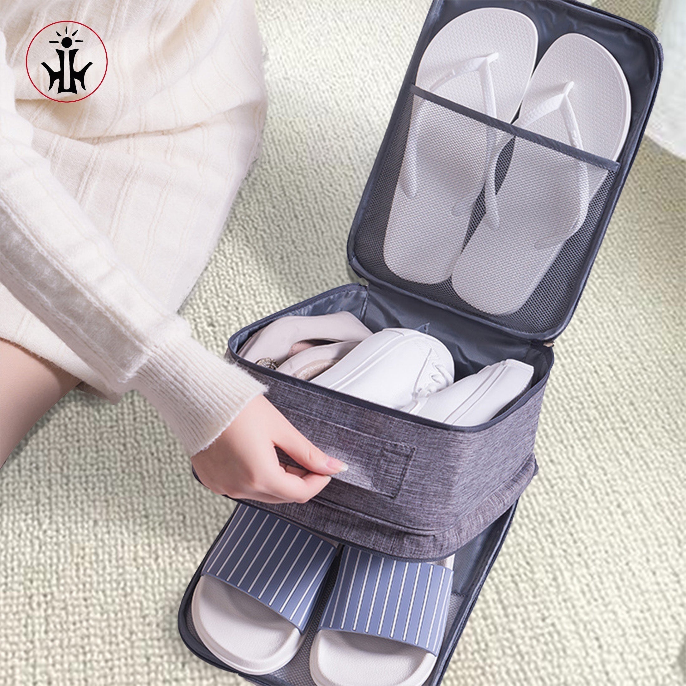 Portable Travel Shoes Bag Waterproof Dustproof Shoes Organizer
