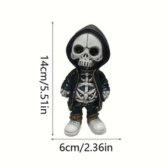 Halloween Skeleton Dwarf Statue Resin Ornaments Interesting Holiday Decorations