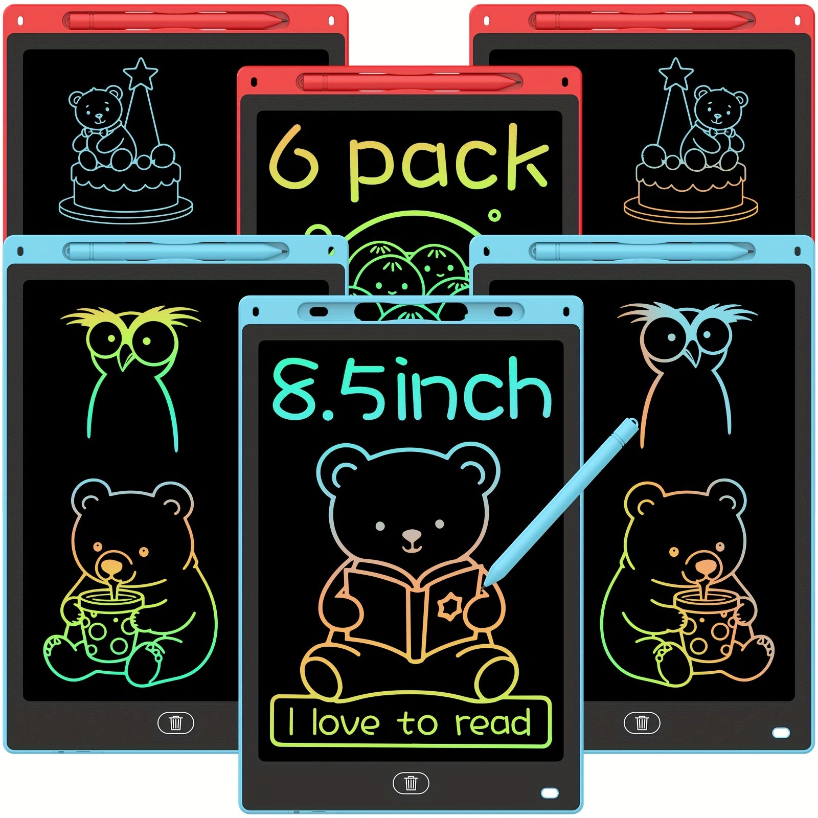 LCD Writing Tablet 21 Colorful Drawing Pad for Kids Educational Toy