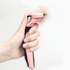 2-in-1 Pet Grooming Comb & Deshedding Tool - for Cats Dogs Puppies