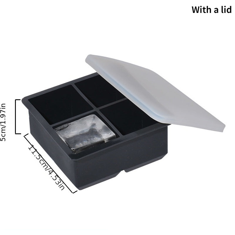 Silicone Ice Cube Mold Big Square Ice Cube Tray Mold