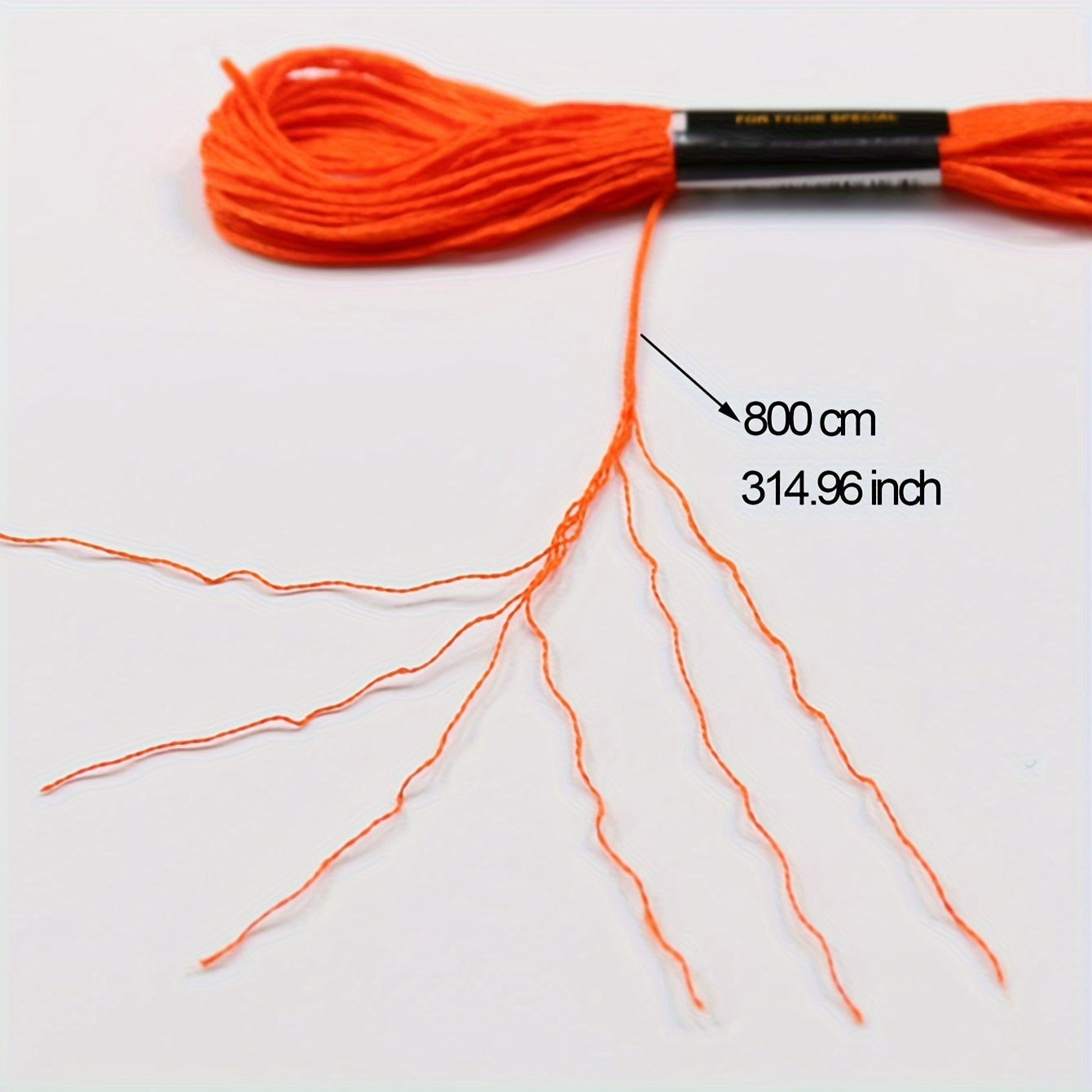 200pcs 8m 6 Shares Cross Stitch Embroidery Thread - 200 Colors
