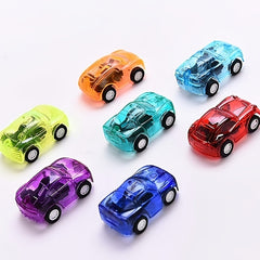 Pull Back Race Car Toy Set for Kids, 10 Pack Mini Cars Party Favors