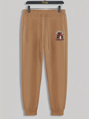 Skull Print Men's Drawstring Sweatpants Loose Casual Trousers