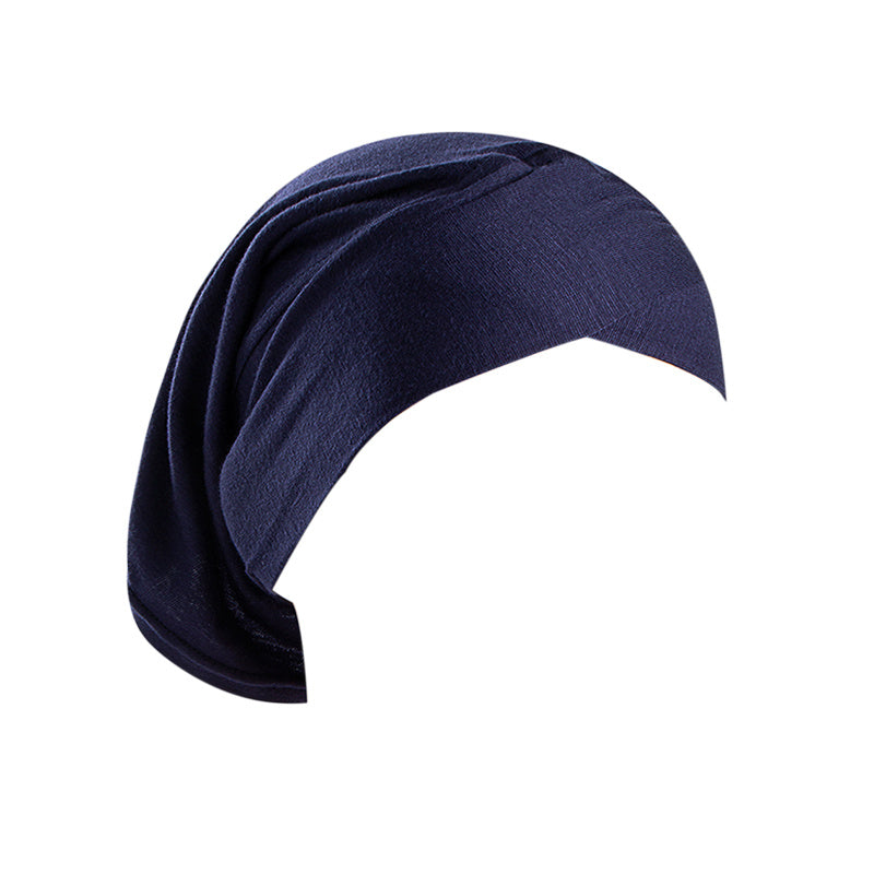 Adjustable Inner Headscarf Caps Multicolor Stretch Turban Cap Underscarf