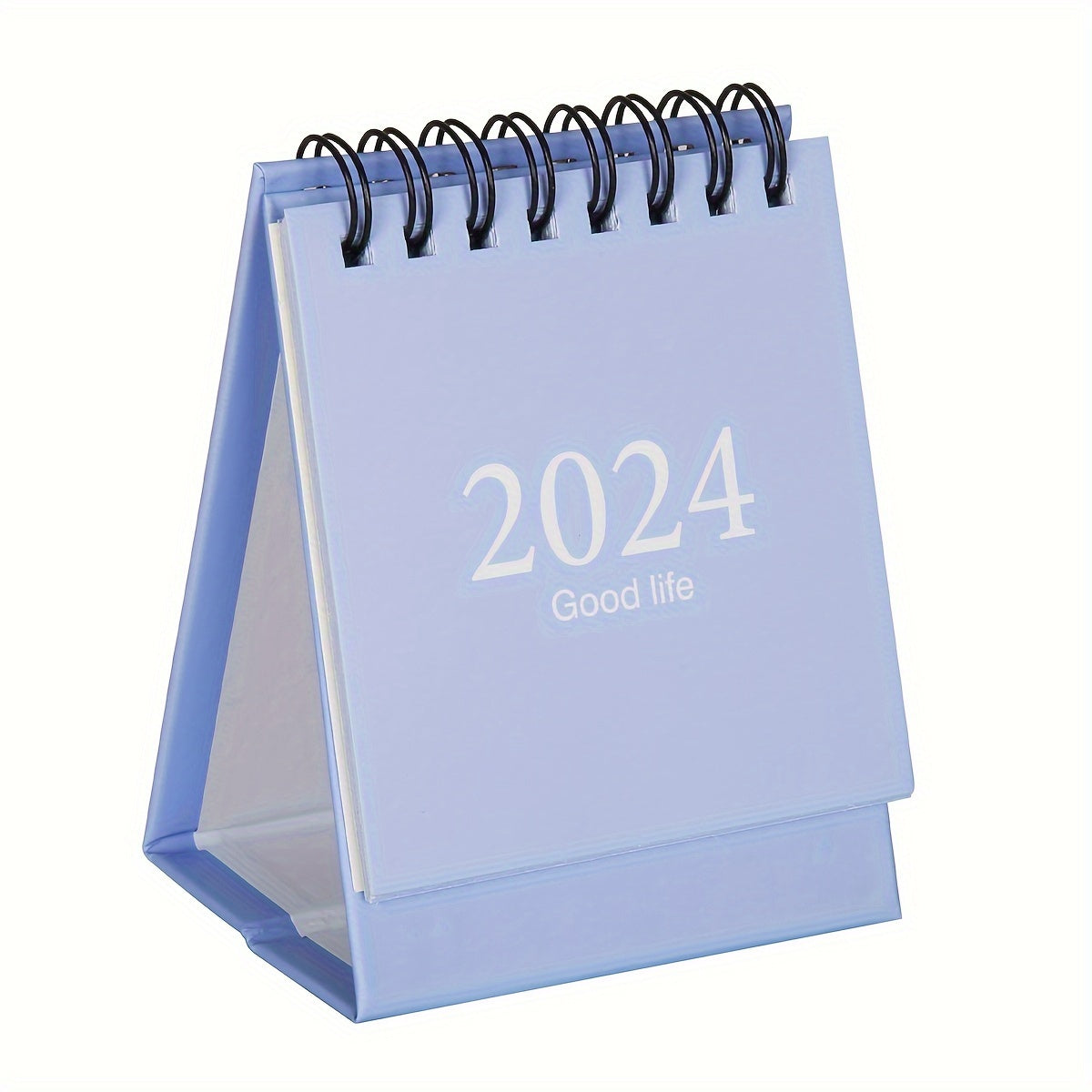 Mini Desk Calendar Aug-Dec Daily Scheduler, Double Wire Binding, Stickers