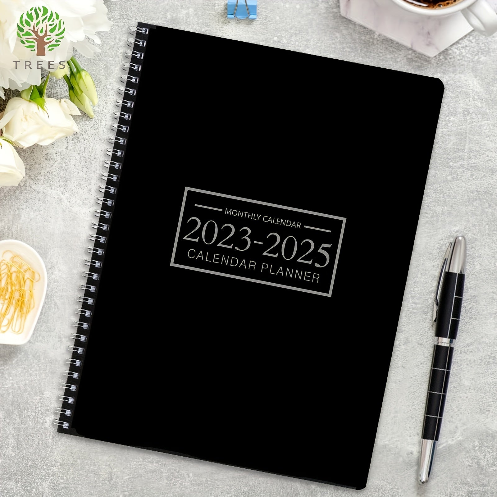 Trees 1pc Monthly Planner Calendar 2 Year Weekly Monthly Planner