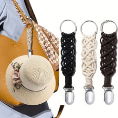 Woven Hat Clip Cap Retainer Holder Outdoor Travel Accessory
