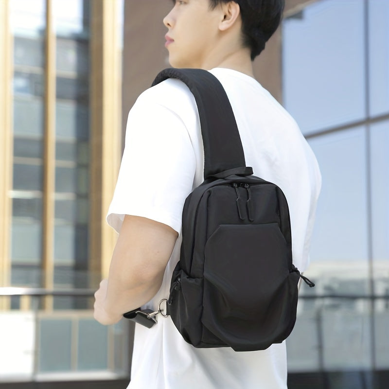 Men's Nylon Crossbody Bag Multifunctional Shoulder Bag