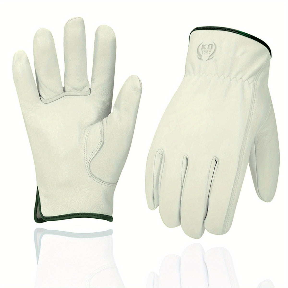Soft Thin Goatskin Work Gloves Leather Gardening Gloves Outdoor Yard Garden