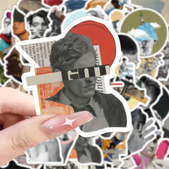60pcs Abstract People Stickers Graffiti Decals DIY Stationery and Plastic