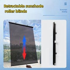 Automatic Retractable Roller Blinds For Car Bedrooms Kitchen Office Easy to Use