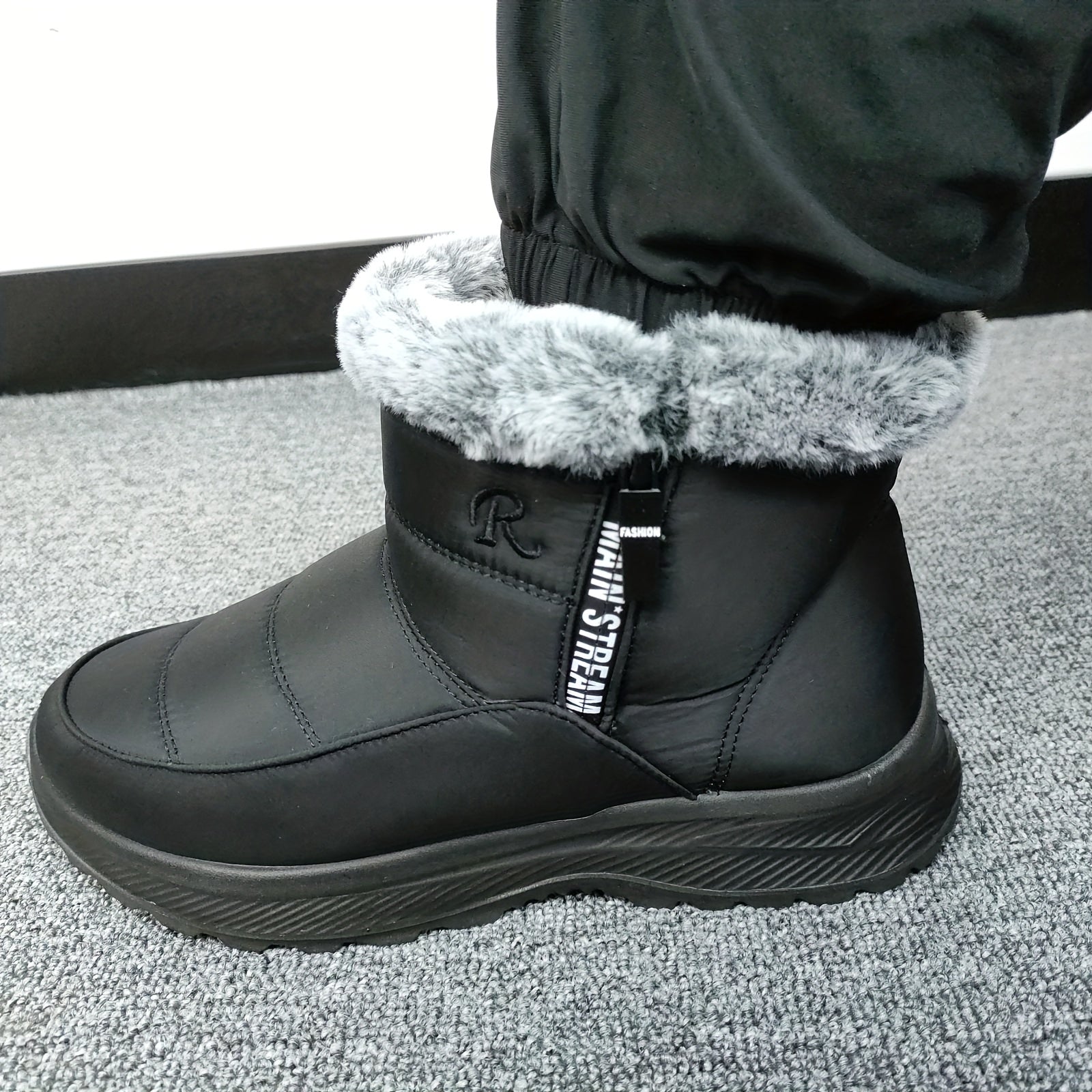 Women's Soft Non-slip Snow Boots Comfortable Medium Tube Shoes