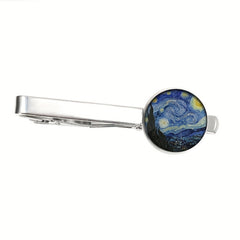 Van Gogh Starry Sky Tie Clip
