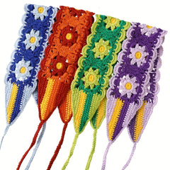 Sunflower Knitting Hair Band Wool Wide Brim Headband Hair Accessories