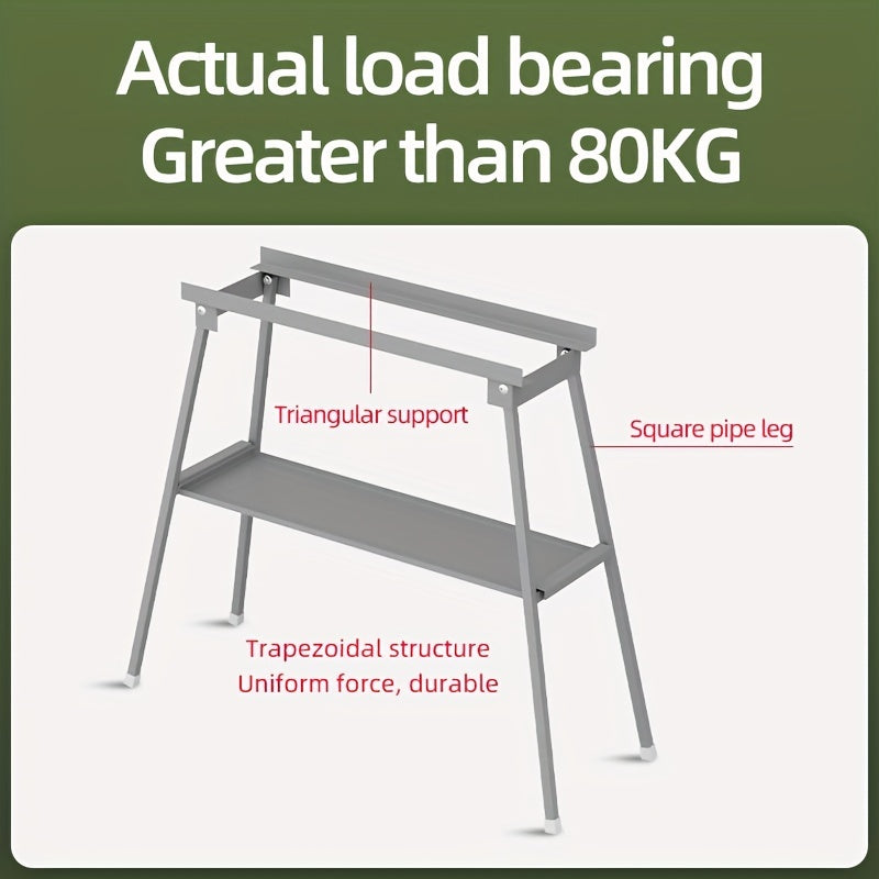 Portable Charcoal Grill with Rack for Camping and Commercial Use
