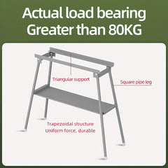 Portable Charcoal Grill with Rack for Camping and Commercial Use