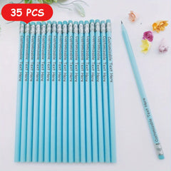 Customizable Resin Pencils in Macaron Colors - Personalized Writing Tools