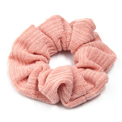 Knit Solid Elastic Scrunchie For Women Girls Sleep Soft Sc...