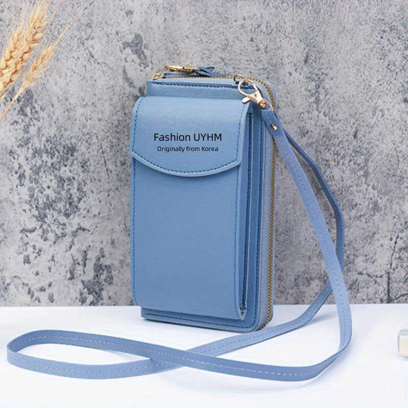 Women's Mini Crossbody Wallet Zip Clutch Purse