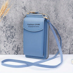 Women's Mini Crossbody Wallet Zip Clutch Purse