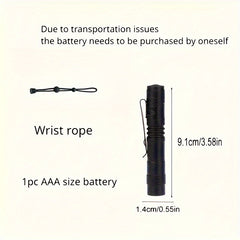 2pcs Mini LED Flashlight Pocket-Sized Outdoor Camping Hiking