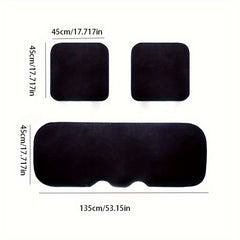 3pcs Car Cushion Winter Plush Seat Cover Auto Keep Warm