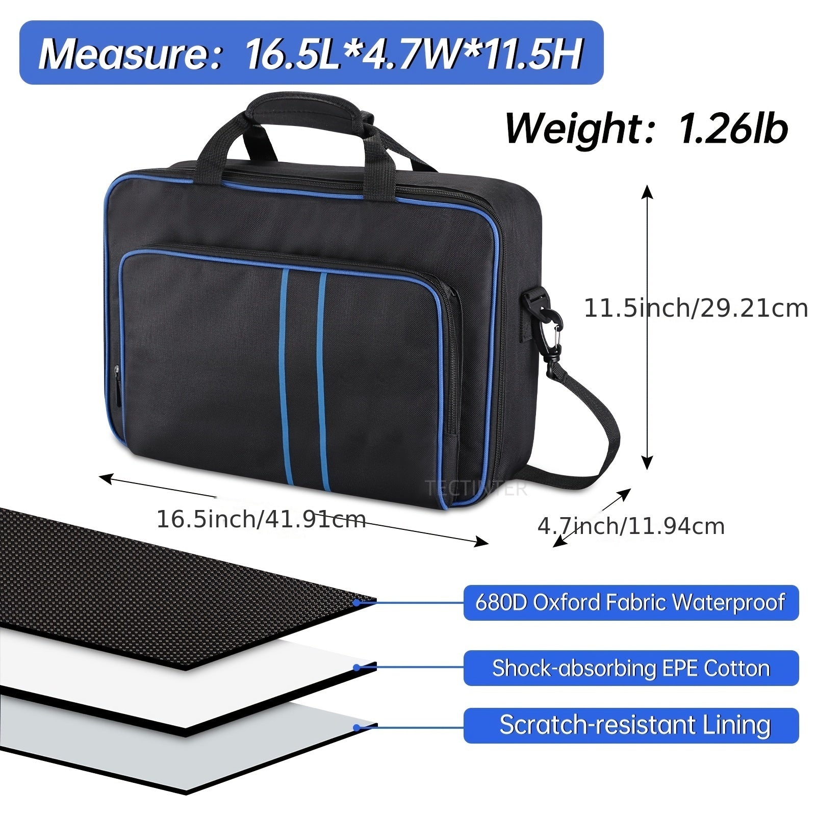 PS5 Accessories Storage Bag Protective Shoulder Case