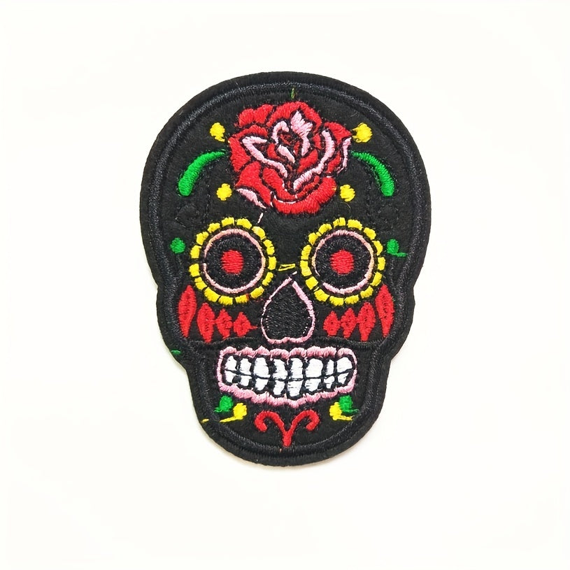 9pcs Embroidered Patch Sew On Applique for Clothing Jeans Pants Dress Backpack