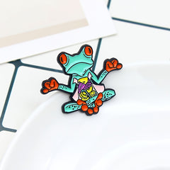 Men's Cartoon Animal Brooch for Clothes