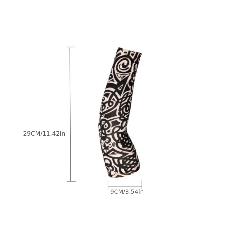 Flower Arm Tattoo Sun Protection Sleeve For Men