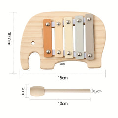 Wooden Elephant Toy Educational Board Multifunctional Toy