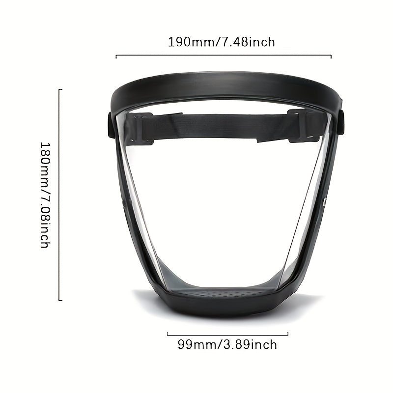 Full Faceshield Reusable Anti-fog Safety Glasses Mask