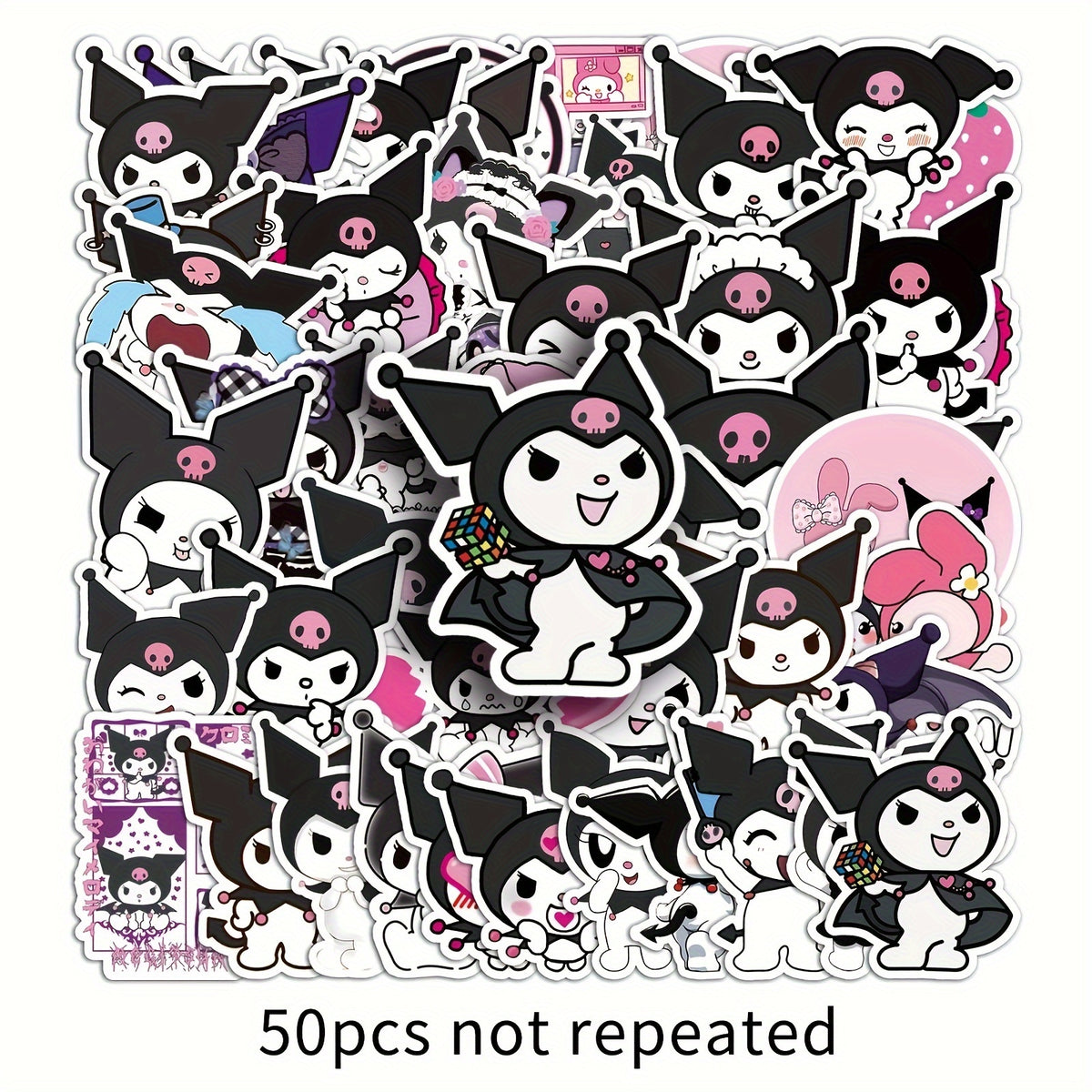 50pcs Anime Cartoon Graffiti Stickers Waterproof Guitar Skateboard Phone Lap
