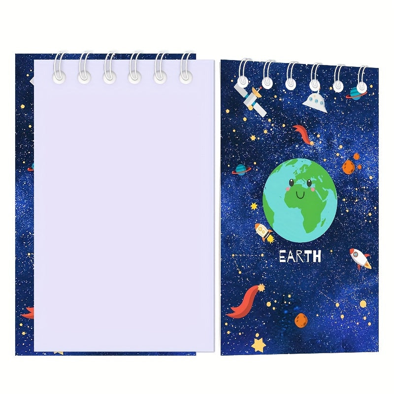 8-Pack Planets Solar System Mini Notebook for Students Space Party Favor