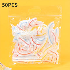 50-100 Pcs Disposable Food Cover Plastic Wrap PE Film Bag Bowl C