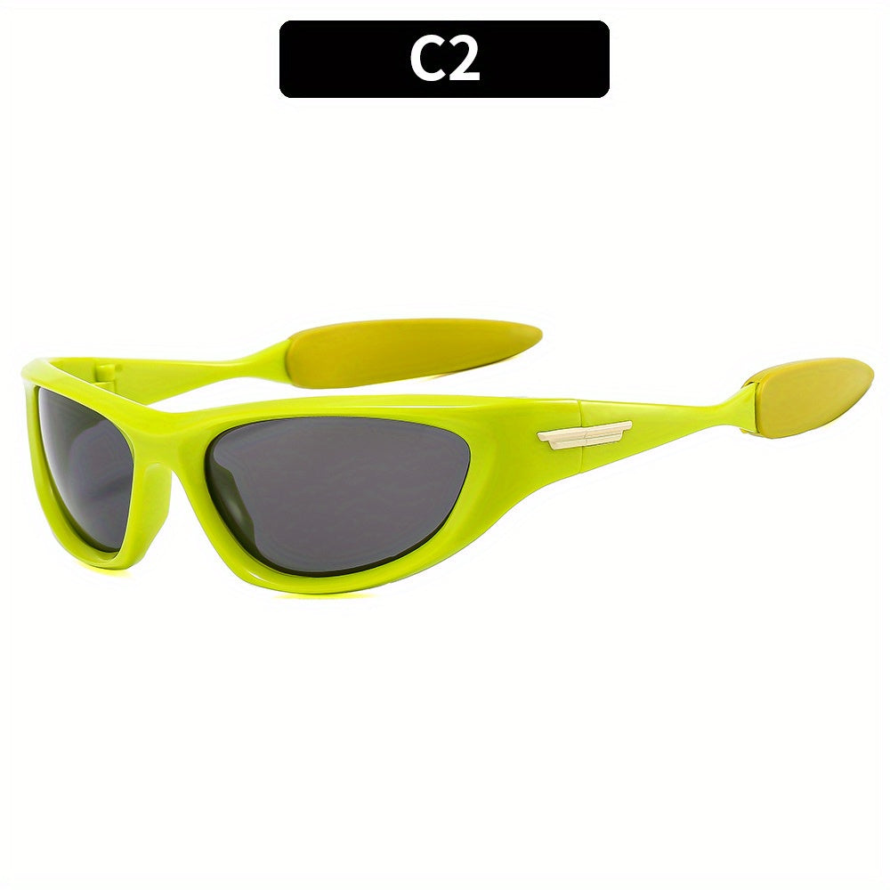 Y2K Wrap Around Sports Sunglasses UV400 Sun Shades