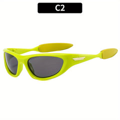 Y2K Wrap Around Sports Sunglasses UV400 Sun Shades