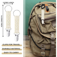 6pcs Hat Clip Luggage Travel Backpack Clips Portable Fixing Outdoor Accessories