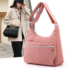 Nylon Waterproof Shoulder Bag for Women Shopping