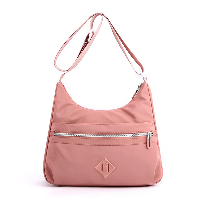 Nylon Waterproof Shoulder Bag for Women Shopping
