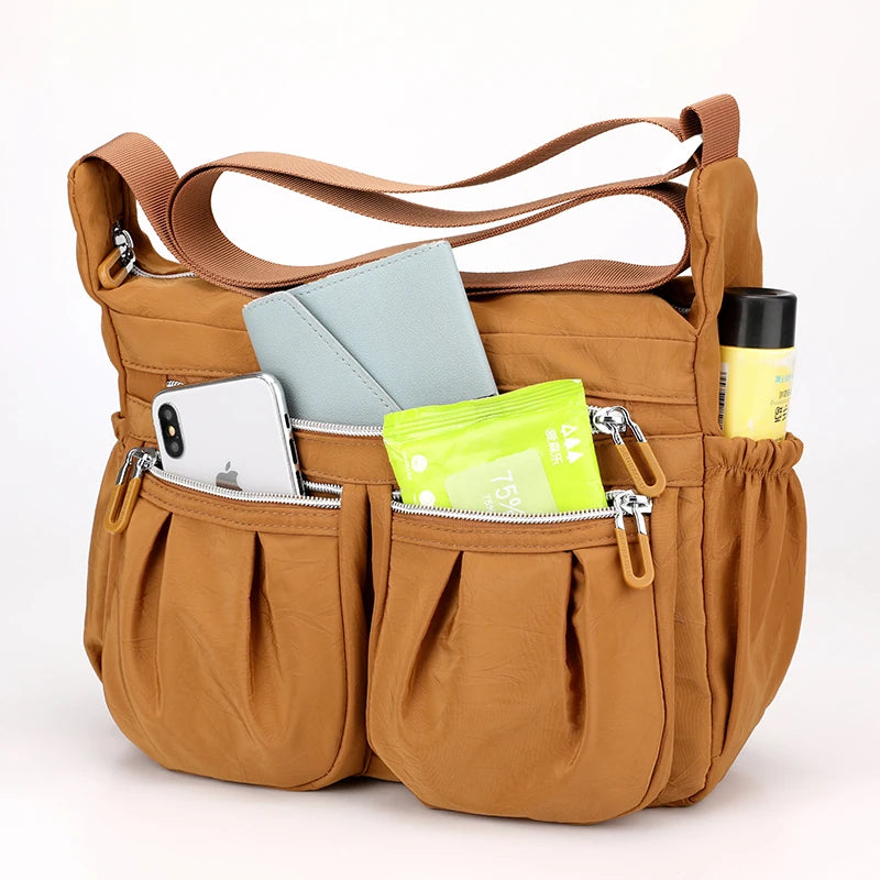 Nylon Waterproof Crossbody Shoulder Bag for Women
