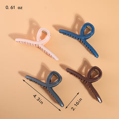 Large Twisted Hair Claw Clip for Thick Thin Hair Daily