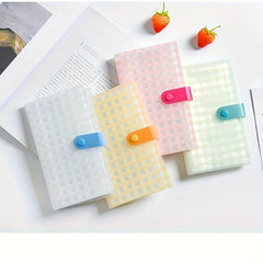 Plaid File Folder A4 Organ Bag PP Layer Student Storage Data