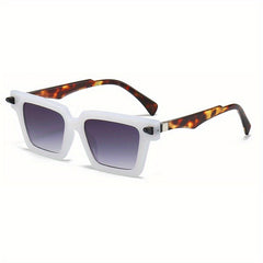 Y2K Square Sunglasses Large Jelly Block UV400 Sun Shades Glasses