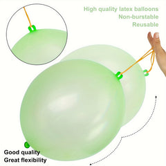 12pcs Punched Balloons in Various Colors for Birthday Parties