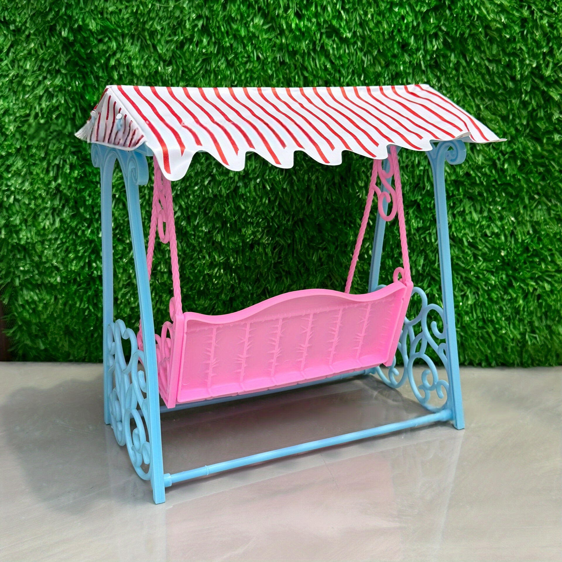 Colorful Playhouse Swing Chair & Beach Rocking Chair with Canopy