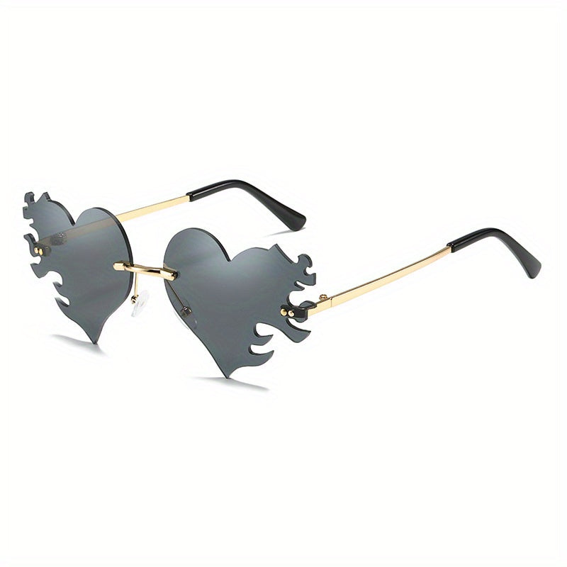 Heart Shape Sunglasses UV Protection Sunglasses For Travel