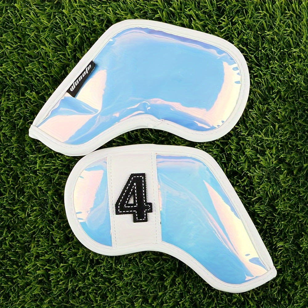 10pcs Glitter Golf Putter Head Cover Protect Club Lightweight Durable