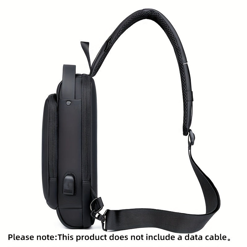 Men's Anti Theft Sling Bag with Password Lock